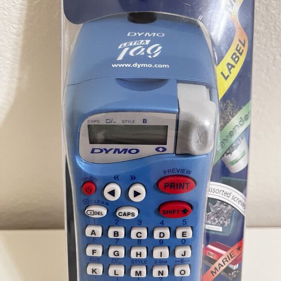 DYMO LetraTag Handheld Label Maker Portable Sealed NEW with Tape Included - Picture 4 of 12
